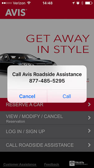 The message in the modal dialog box says,