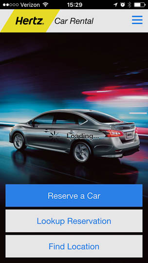 A progress spinner and the word