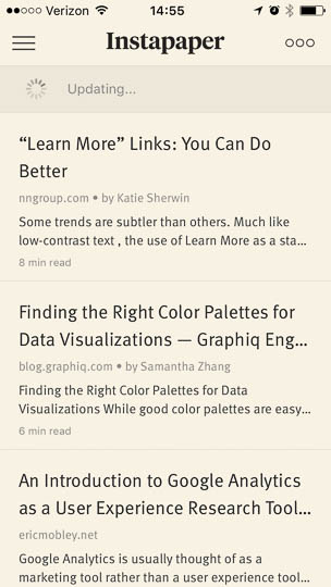 A progress spinner and the word